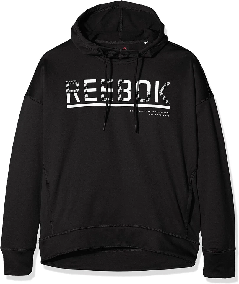 Reebok Wor BB Fleece Oth polar sweatshirt, sports, XXS, Black Foto 1 de 1