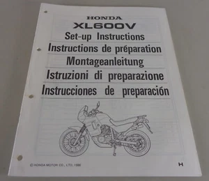 Instrucciones de Montaje / Kit Up Manual Honda XL 600V Stand 1986 - Imagen 1 de 1