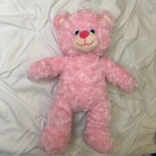 Build a Bear Pink Happy Hugs Swirl Fur Stuffed Teddy Bear 16” Plush No Clothes
