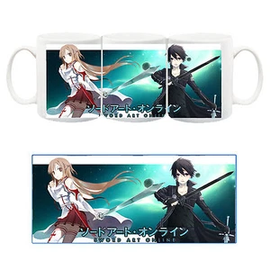 SAO Sword Art Online Asuna Kirito Leafa Tazza Ceramica Mug Cup Manga Anime - Imagen 1 de 1