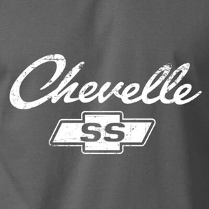 CHEVELLE SS Logo T-Shirt Chevy Chevrolet Classic American Muscle Car Hot Rod Tee - Picture 1 of 14