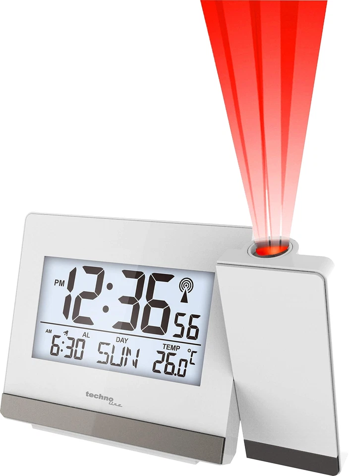 Digitaler Funkwecker Mit Projektionsuhr Technoline - Bild 1 von 1