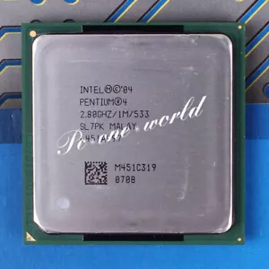 100% OK SL7E2 SL7PK Intel Pentium 4 2.8 GHz Processor CPU - Picture 1 of 1