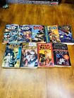 9 STAR WARS Paperback Book Lot 1993-2007 New Order Trilogy Rogue Wraith Squadron