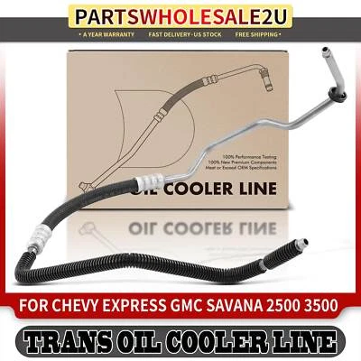 Auto Trans Oil Cooler Line for Chevy Express GMC Savana 2500 3500 V8 6.5L 7.4L - Image 1 of 4