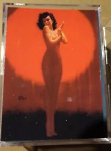 Juego completo de tarjetas artísticas 1995 PINUPS DESCUBIERTAS con Zoe Mozert y Gil Elvgren - Imagen 1 de 2