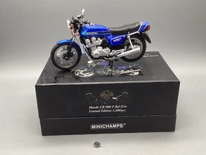 Moto Modelo 1:12 Minichamps Honda CB 900 F Bol D'Or 1978 limitada con embalaje original - Imagen 1 de 14