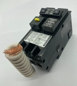 Interruptor Square D Homeline HOM250GFI 2 polos 50 amperios 120/240 V enchufable HOM GFCI GFI - Imagen 1 de 13