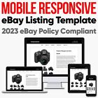 eBay Listing Template HTML Professional Mobile Responsive Design Universal 2023