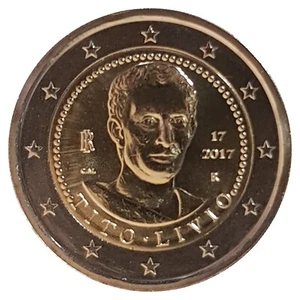 2 Euro Münze Italien 2017 Titus Livius Gedenkmünze Sondermünze - Bild 1 von 1