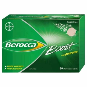 2 tabletas efervescentes Berocca Boost con guaraná 20 - OzHealthExperts - Imagen 1 de 1
