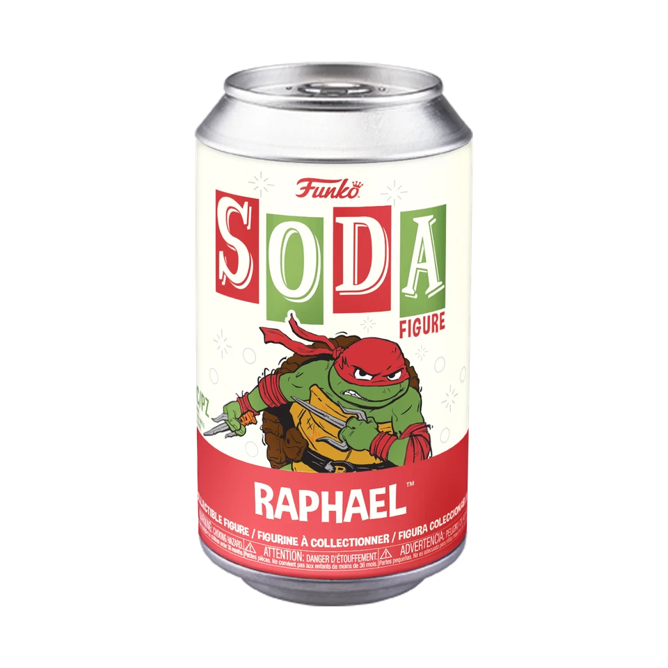 Funko Vinyl Soda: Teenage Mutant Ninja Turtles - Raphael (Chase) (Glow)