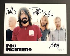 Foo Fighters Signed 8x10 Press Photo Dave Grohl Taylor Hawkins Rare JSA COA LOA