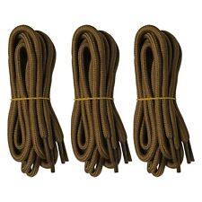 3pair 5mm Thick Heavy duty Round Hiking Work Boot Shoe laces Strings Replacement