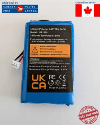 Replacement Battery 4000mAh 3.65V for Sony Playstation 5 Controller - Image 1 of 2