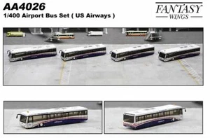 Autobus passeggeri aeroporto US Airways 1/400 (set 4 in 1) Fantasywings AA4026 - Foto 1 di 1