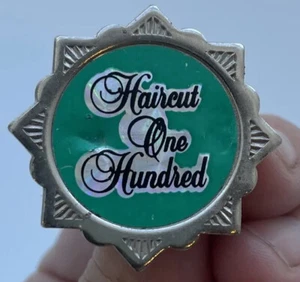 Haircut 100 One Hundred Hairdressing Professional Achievement Badge Lapel Pin - Bild 1 von 12