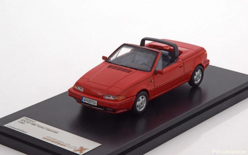 VOLVO 480 TURBO CABRIOLET 1990 ROSSO PREMIUM X PRD447 1/43 IXO - Immagine 1 di 1