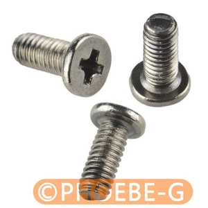 M2.5 x 6mm Phillips Flat Head Screw Black Nickel - Picture 1 of 3