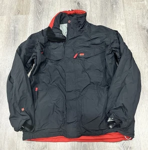 RipZone Snowboard Jacket Men's Large Black 5000mm Core Tech Vented Ski Jacket - Picture 1 of 13