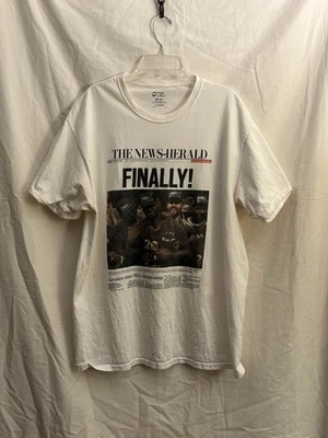 Cleveland Cavaliers NBA Championship News Herald T-shirt Size L - Image 1 of 4
