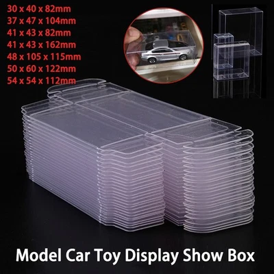 Plastic PVC Display Box Case Transparent Box For Diecast Model Toy Car Protector - Image 1 of 4