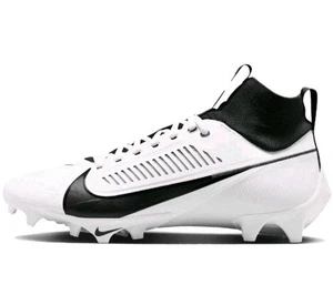 Size 10.5 WIDE Nike Men's  Vapor Edge Pro 360 2 Football Cleats White-Black NEW - Picture 1 of 2