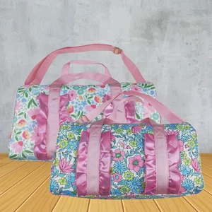Bolso de viaje de moda de guinga rosa - Imagen 1 de 19