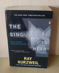 2006 Penguin Books RAY KURZWEIL trade edition SINGULARITY IS NEAR super clean EX - Imagen 1 de 8