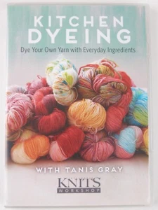 Kitchen Dyeing DVD Dye Your Yarn with Everyday Ingredients, Tanis Gray Like New - Imagen 1 de 4