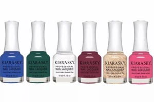 Kiara Sky Jetsetter Fall 2019 Collection Nail Lacquer Full 6pcs 0.5oz N621-N626 - Picture 1 of 1