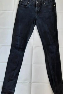Skinny Sam Nudie Jeans Org.black Black - Picture 1 of 8
