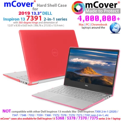 NUEVO estuche rígido mCover para computadora portátil Dell Inspiron 13 7391 2019 13,3" 2 en 1 Foto 1 de 4