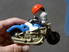 Snoopy Burger King on Motorcycle Toy Figure