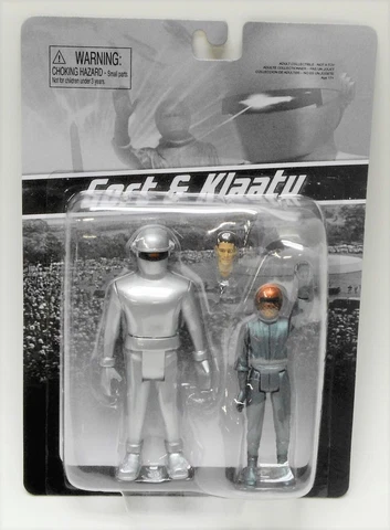 Monstarz The Day the Earth Stood Still Gort and Klaatu Retro Action Figure 2 pk Cover