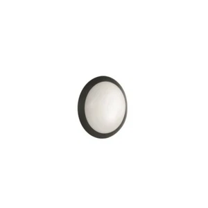 Plafoniera da soffitto moderna per esterno in abs nero e policarbonato - Imagen 1 de 1