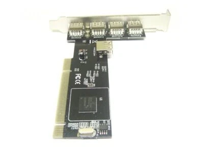 PCI to USB2.0 card 4 ports PCI to USB card USB expansion card NEC chip 2.0 - Image 1 of 4