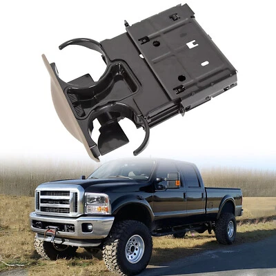 Dash Mounted Dual Drink Cup Holder For 99-04 Ford F250-550 Super Duty Excursion - Image 1 of 4