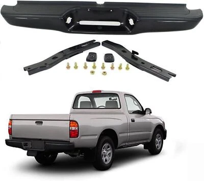 Nuevo kit de montaje de parachoques trasero de acero negro para camioneta Toyota Tacoma 1995-2004 Foto 1 de 4