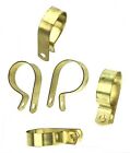 Pipe or Cable P clips, Brass, 20mm diameter, screw fixing type   BRC4