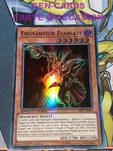 CARTE Yu Gi Oh ENCHANTEUR ECARLATE SBSC-FR002 SPEED DUEL - Picture 1 of 1