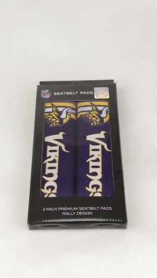 Nuevo Juego de fundas de cinturón de seguridad NFL Minnesota Vikings coche camión SUV furgoneta rally Foto 1 de 4