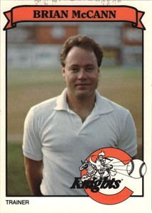 1989 Charlotte Knights Team Issue #23 Brian McCann TR