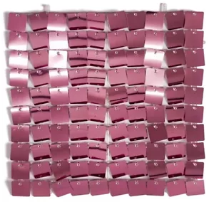 24 Panels Rose Gold Shimmer Wall Backdrop Sequin - Collection Only - Picture 1 of 2