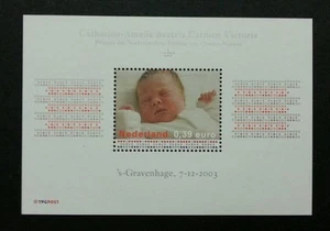 *FREE SHIP Holland Royal Baby 2003 Netherlands Princess (miniature sheet) MNH - Picture 1 of 5