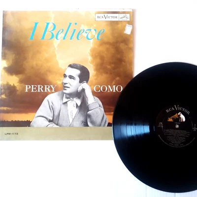 Perry Como 1956 I Believe Onward Christian Soldiers Vintage Vinyl Record LP - Image 1 of 4