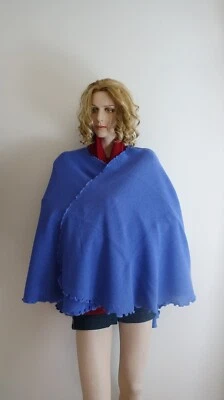 WOMEN'S ALPACA WOOL WRAP - CAPE  BABY ALPACA CURLY RIBBONS. NWT  - Image 1 of 4