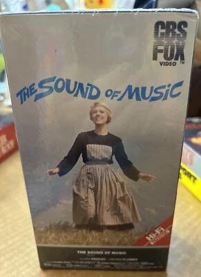 The Sound Of Music Fox Original 1986 VHS Factory Sealed Hi-Fi Stereo Sealed - Image 1 of 4
