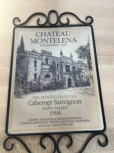Stampa Chateau Montelena Cabernet Sauvignon 1996 con cornice - Foto 1 di 8