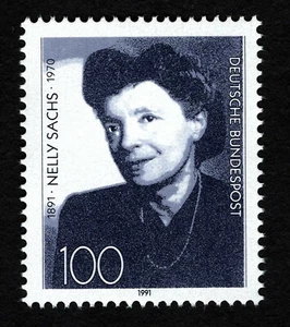 OPC 1991 Alemania Nelly Sachs Sc#1695 Mi#1575 Estampillada sin montar o nunca montada 34835 - Imagen 1 de 1
